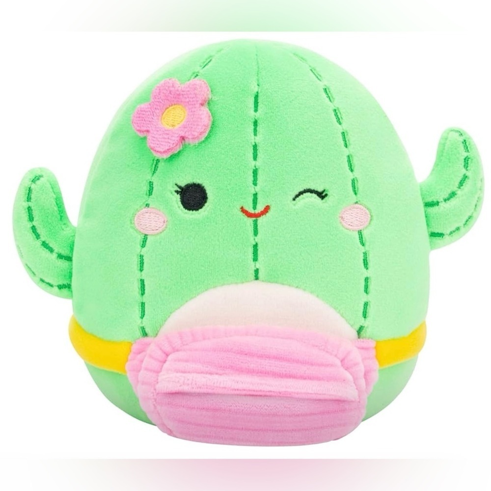 Squishmallows Original 5-Inch Maritza Green Cactus with Pink Fanny Pack (new)